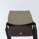 GUCCI GG Supreme Shoulder Bag PVC Beige Gold 223666 Auth 162192-15