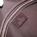 GUCCI GG Supreme Shoulder Bag PVC Beige Gold 223666 Auth 162192-16
