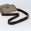 GUCCI GG Supreme Shoulder Bag PVC Beige Gold 223666 Auth 162192-7