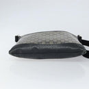 GUCCI GG Crystal Shoulder Bag Coated Canvas Navy Gold 145857 Auth 162193-9