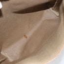 GUCCI GG Supreme Web Sherry Line Tote Bag PVC Beige 39 02 003 Auth 162194-10