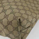 GUCCI GG Supreme Web Sherry Line Tote Bag PVC Beige 39 02 003 Auth 162195-12