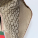 GUCCI GG Supreme Web Sherry Line Tote Bag PVC Beige 39 02 003 Auth 162195-19