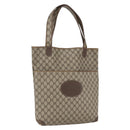 GUCCI GG Supreme Tote Bag PVC Beige 002 39 0054 Auth 162196-1