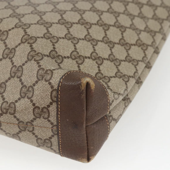 GUCCI GG Supreme Tote Bag PVC Beige 002 39 0054 Auth 162196