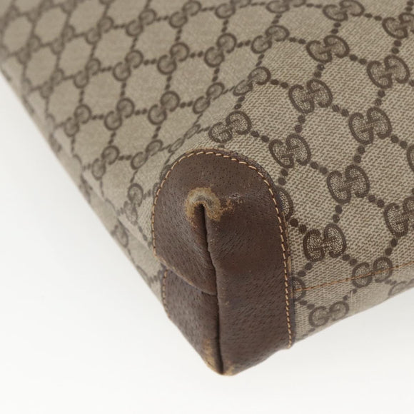 GUCCI GG Supreme Tote Bag PVC Beige 002 39 0054 Auth 162196