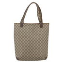 GUCCI GG Supreme Tote Bag PVC Beige 002 39 0054 Auth 162196-2