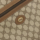 GUCCI GG Supreme Web Sherry Line Tote Bag PVC Beige Gold 89 02 092 Auth 162197-14