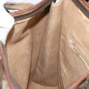 GUCCI GG Supreme Web Sherry Line Tote Bag PVC Beige Gold 89 02 092 Auth 162197-19