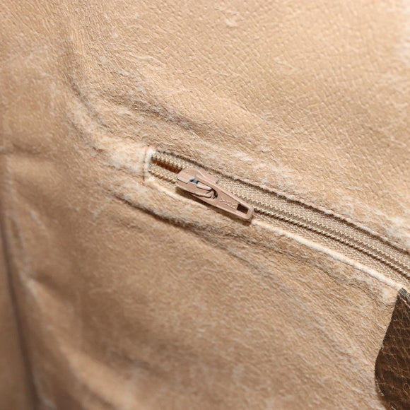 GUCCI GG Supreme Web Sherry Line Tote Bag PVC Beige Gold 89 02 092 Auth 162197