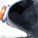 GUCCI Bamboo Backpack Leather Black Gold 003 2058 0016 Auth 162199-27