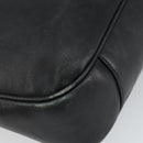 GUCCI Bamboo Shoulder Bag Leather Black Gold 001 1577 3444 Auth 162201-13