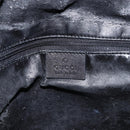 GUCCI Bamboo Shoulder Bag Leather Black Gold 001 1577 3444 Auth 162201-14