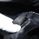 GUCCI Bamboo Shoulder Bag Leather Black Gold 001 1577 3444 Auth 162201-20