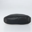 GUCCI Bamboo Shoulder Bag Leather Black Gold 001 1577 3444 Auth 162201-9