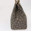 SAINT LAURENT Hand Bag PVC Leather Beige Gray Auth 162205-4