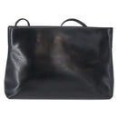 Salvatore Ferragamo Vala Shoulder Bag Leather Navy Gold Auth 162207-2