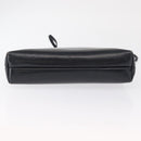 Salvatore Ferragamo Vala Shoulder Bag Leather Navy Gold Auth 162207-5