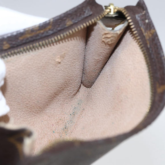 LOUIS VUITTON Monogram Bucket PM Accessory Pouch LV Auth 162210