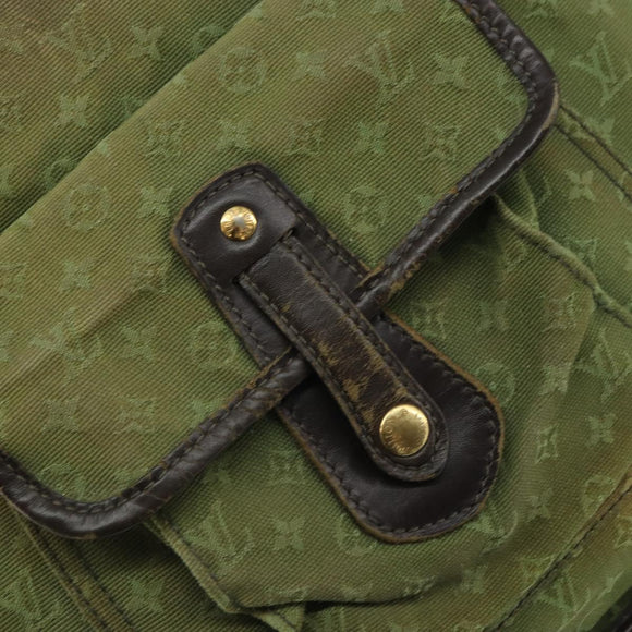 LOUIS VUITTON Monogram Mini Besace Mary Kate Bag TST Khaki M92322 LV Auth 162211