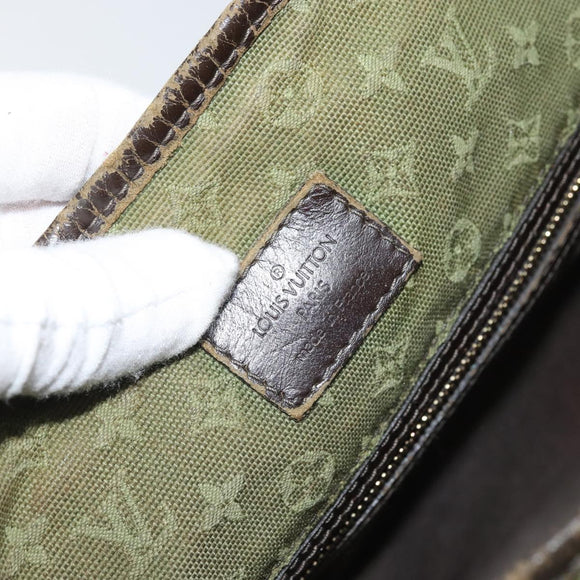 LOUIS VUITTON Monogram Mini Besace Mary Kate Bag TST Khaki M92322 LV Auth 162211