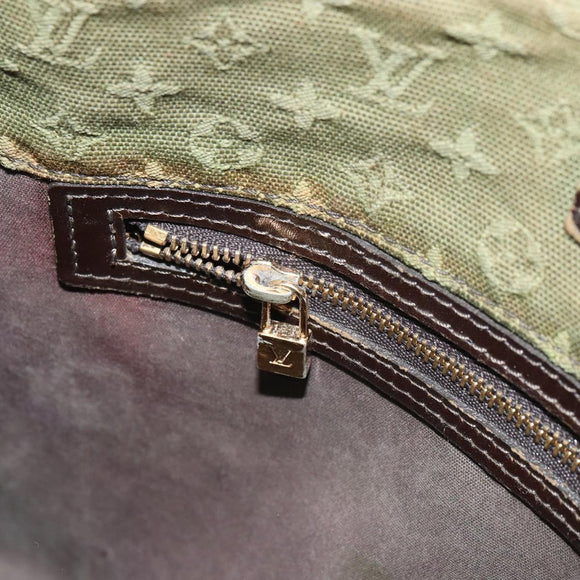 LOUIS VUITTON Monogram Mini Besace Mary Kate Bag TST Khaki M92322 LV Auth 162211