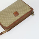CELINE Macadam Canvas Bag PVC Leather 3 Set Black Beige Auth 162215-11