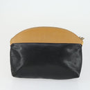 CELINE Macadam Canvas Bag PVC Leather 3 Set Black Beige Auth 162215-14