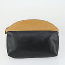 CELINE Macadam Canvas Bag PVC Leather 3 Set Black Beige Auth 162215-15