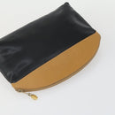 CELINE Macadam Canvas Bag PVC Leather 3 Set Black Beige Auth 162215-17