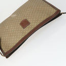 CELINE Macadam Canvas Bag PVC Leather 3 Set Black Beige Auth 162215-5
