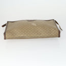 CELINE Macadam Canvas Bag PVC Leather 3 Set Black Beige Auth 162215-6