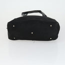 Salvatore Ferragamo Gancini Bag Leather Canvas 3 Set Black Auth 162217-14