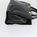 Salvatore Ferragamo Gancini Bag Leather Canvas 3 Set Black Auth 162217-18