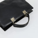 Salvatore Ferragamo Gancini Bag Leather Canvas 3 Set Black Auth 162217-19