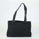 Salvatore Ferragamo Gancini Bag Leather Canvas 3 Set Black Auth 162217-3