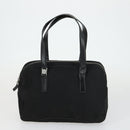 Salvatore Ferragamo Gancini Bag Leather Canvas 3 Set Black Auth 162217-9