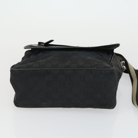 GUCCI GG Canvas Micro GG Supreme Bag Canvas PVC Suede 3 Set Beige Auth 162218