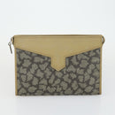 SAINT LAURENT PRADA Bag Nylon PVC 2 Set Gray Khaki Auth 162220-10