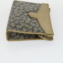 SAINT LAURENT PRADA Bag Nylon PVC 2 Set Gray Khaki Auth 162220-12