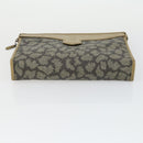 SAINT LAURENT PRADA Bag Nylon PVC 2 Set Gray Khaki Auth 162220-14