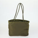 SAINT LAURENT PRADA Bag Nylon PVC 2 Set Gray Khaki Auth 162220-3