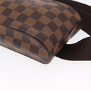 LOUIS VUITTON Damier Ebene Geronimos Shoulder Bag N51994 LV Auth 162244-12