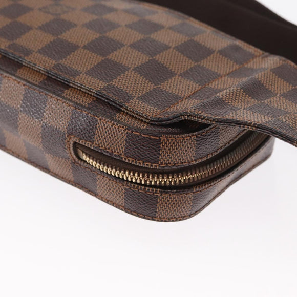 LOUIS VUITTON Damier Ebene Geronimos Shoulder Bag N51994 LV Auth 162244
