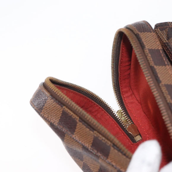 LOUIS VUITTON Damier Ebene Geronimos Shoulder Bag N51994 LV Auth 162244