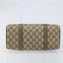 GUCCI GG Supreme Web Sherry Line Hand Bag PVC Beige 116 02 006 Auth 162248-10
