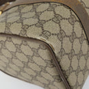 GUCCI GG Supreme Web Sherry Line Hand Bag PVC Beige 116 02 006 Auth 162248-12