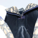 Christian Dior Trotter Canvas Shoulder Bag Navy Gold Auth 162249-19