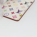 LOUIS VUITTON Monogram Multicolor Etui Miroir White M92651 LV Auth 162263V-15