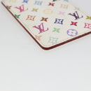 LOUIS VUITTON Monogram Multicolor Etui Miroir White M92651 LV Auth 162263V-16